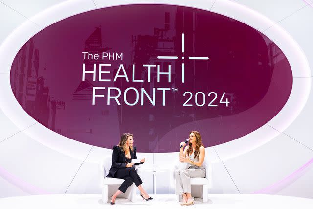 <p>Clark Studio for Publicis Health Media</p> Brooke Shields and Andrea Palmer at the PHM HealthFront