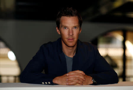 Cast member Benedict Cumberbatch poses for a portrait while promoting the movie "Doctor Strange" in Beverly Hills, California, U.S. October 19, 2016. Picture taken October 19, 2016. REUTERS/Mario Anzuoni