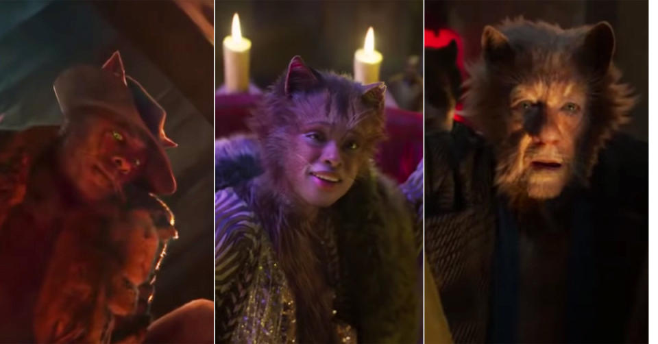 Screenshots from "Cats"