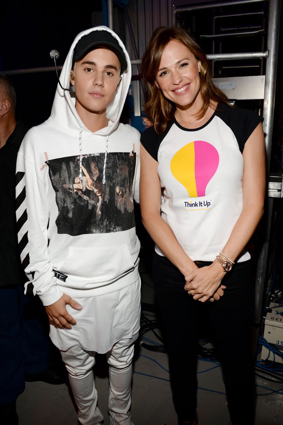 Justin Bieber and Jennifer Garner