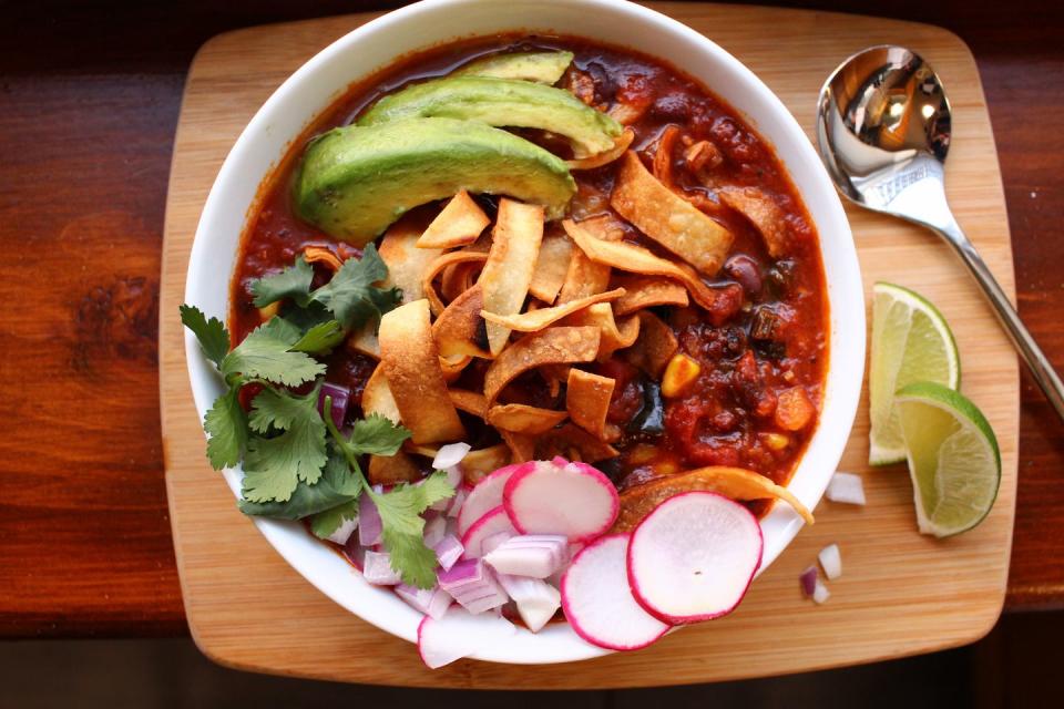 Vegan Tortilla Soup