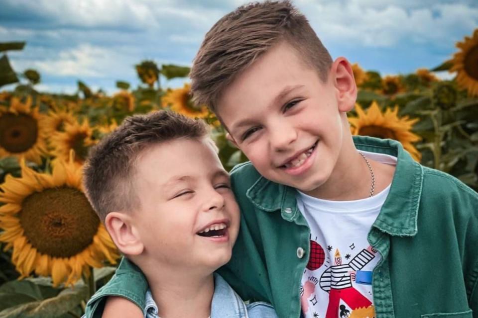 Danylo and Oleh have moved back to Ukraine with their mother Tetiana Bohatynska (Handout)