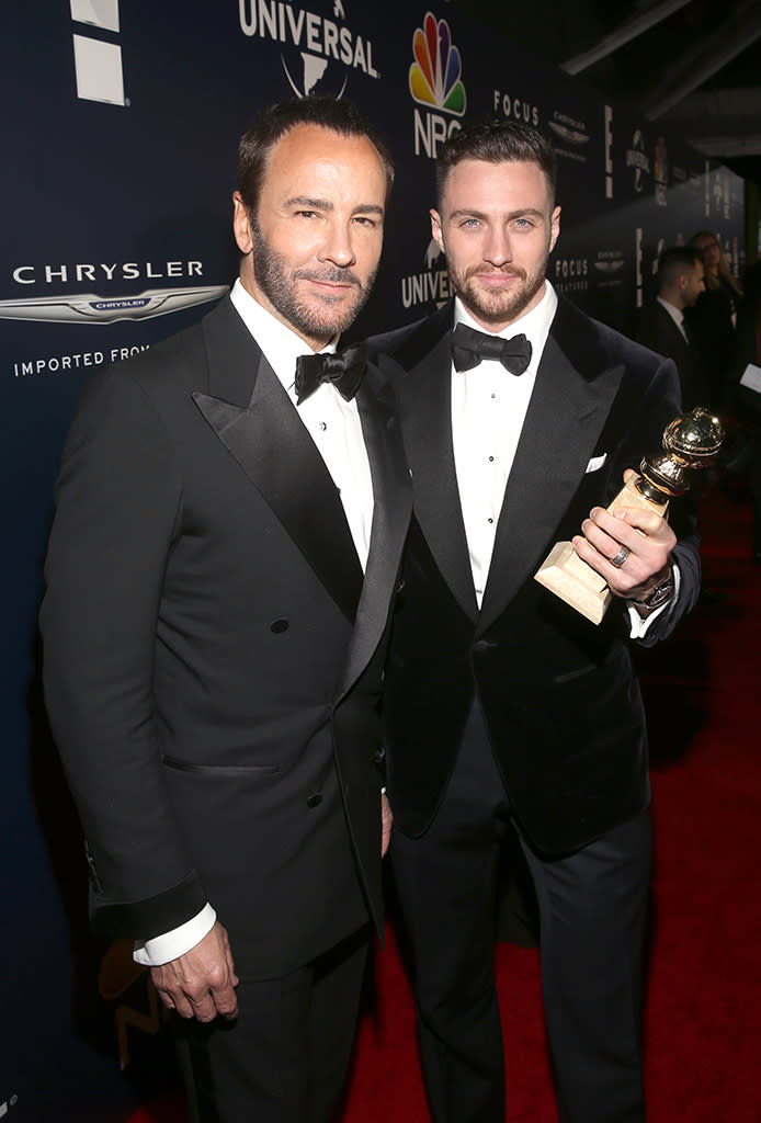 Tom Ford and Aaron Taylor-Johnson