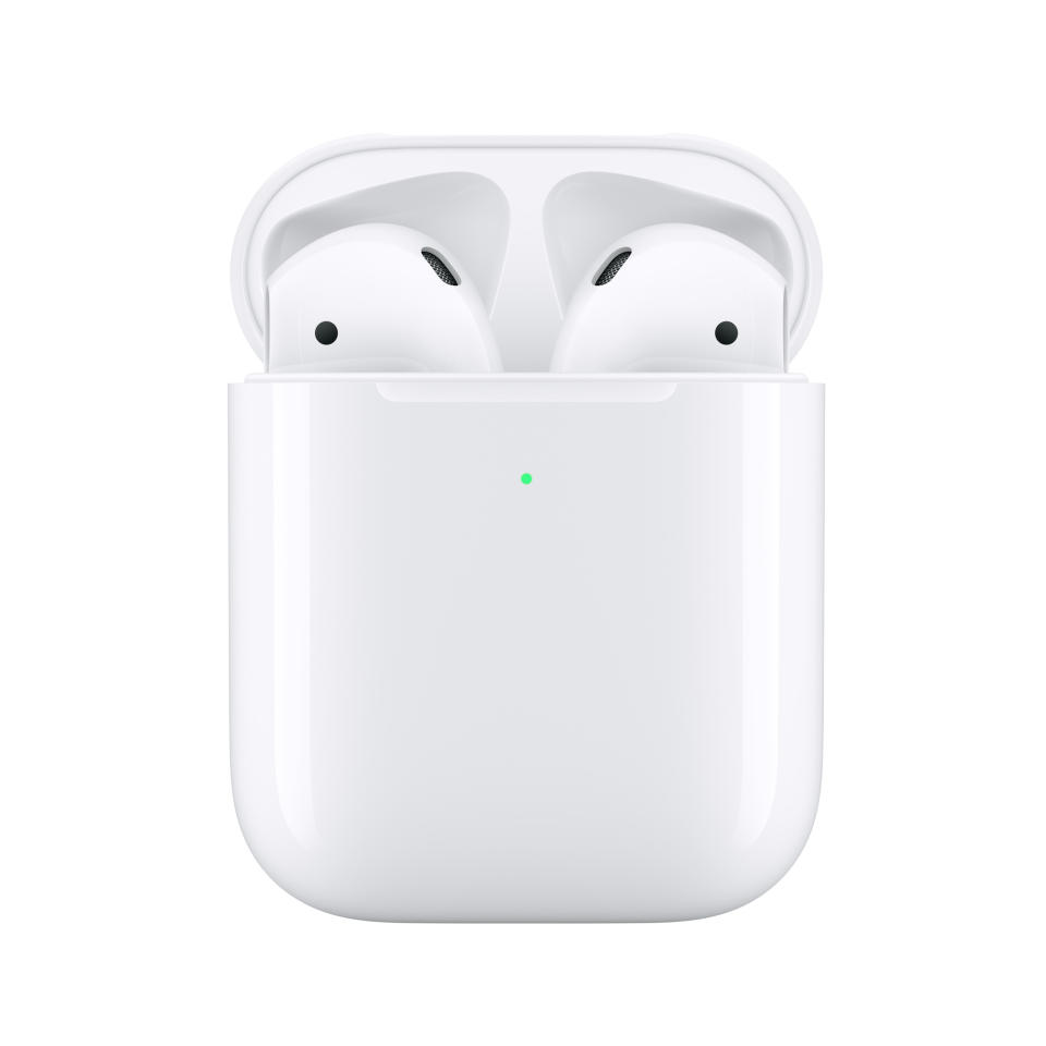 Apple Airpods 2 with a wireless charging case 
