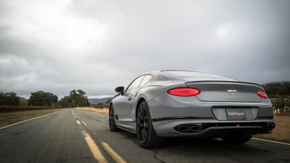 The Bentley Continental GT S, the 2023 Robb Report Car of the Year.