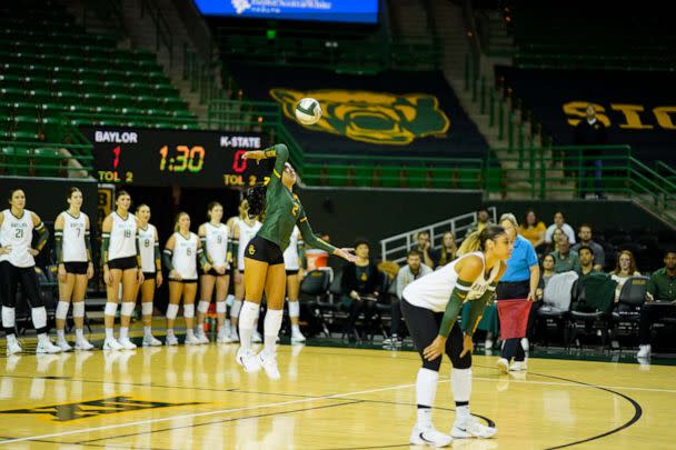 PHOTO: Lauren Briseño is a sophomore volleyball player at Baylor University. (Courtesy Baylor Athletics)