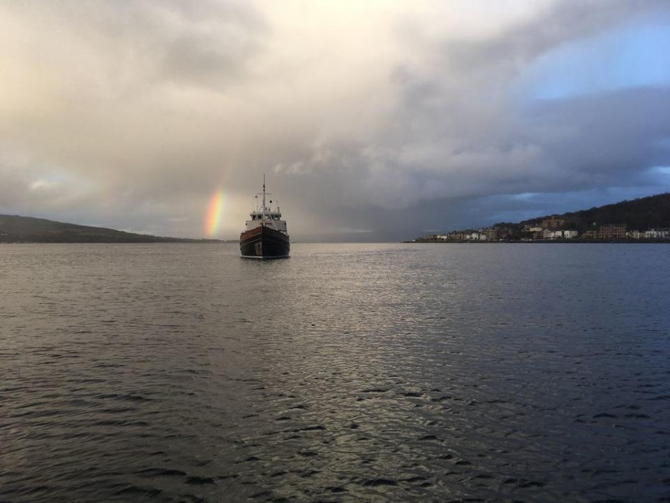 A storm on the Firth of Clyde