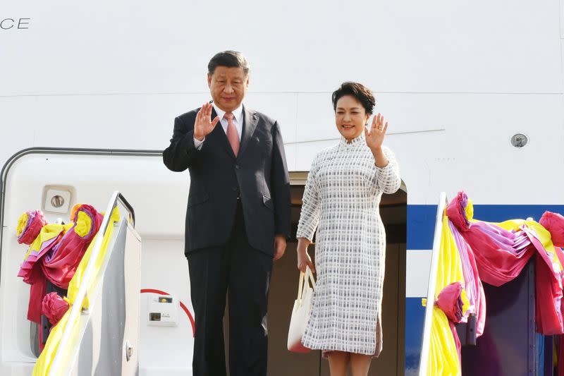 China's President Xi Jinping arrives in Thailand for APEC Summit 2022