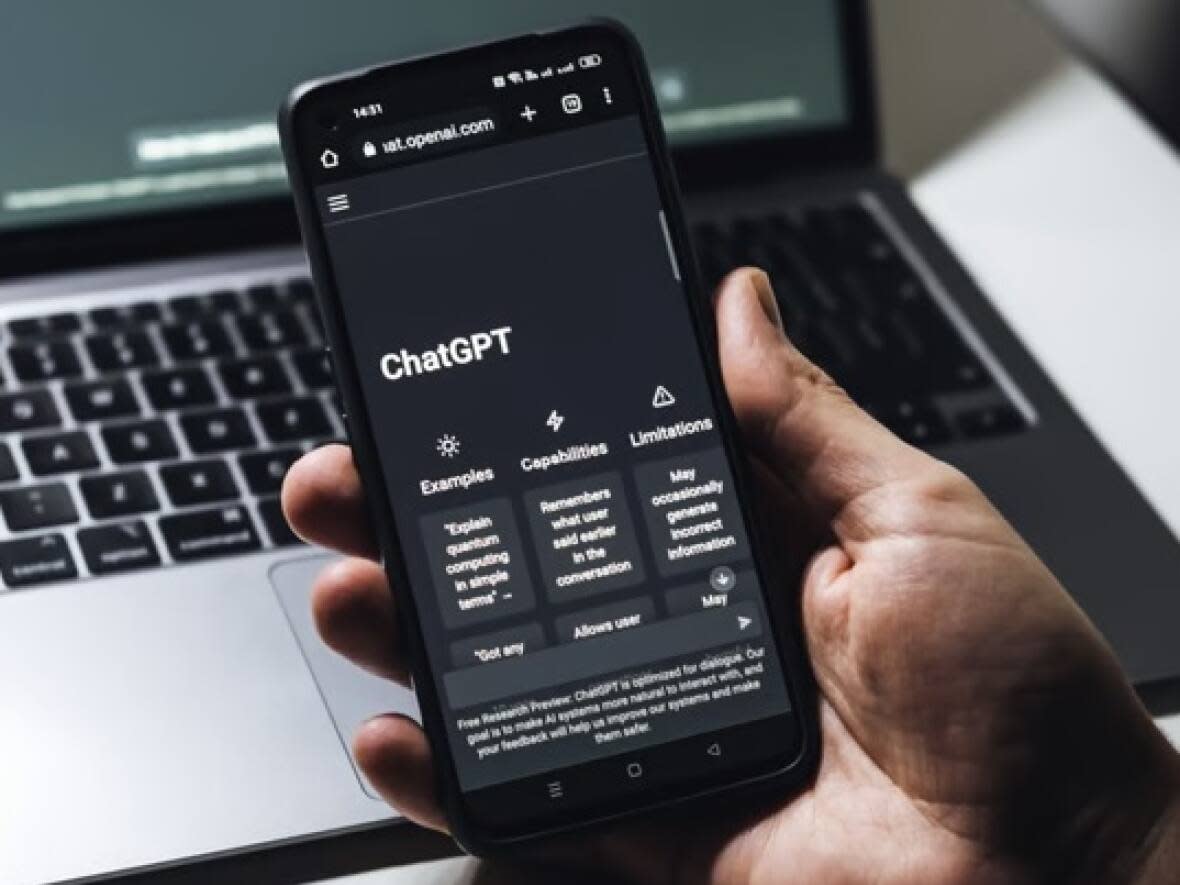 The rising popularity of generative AI programs like ChatGPT will disrupt society in ways that are still difficult to imagine, including in CBC's work in public service journalism. (Shutterstock - image credit)
