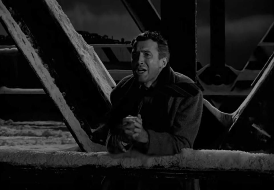 Stewart pictured in a scene from It’s A Wonderful Life. | Paramount