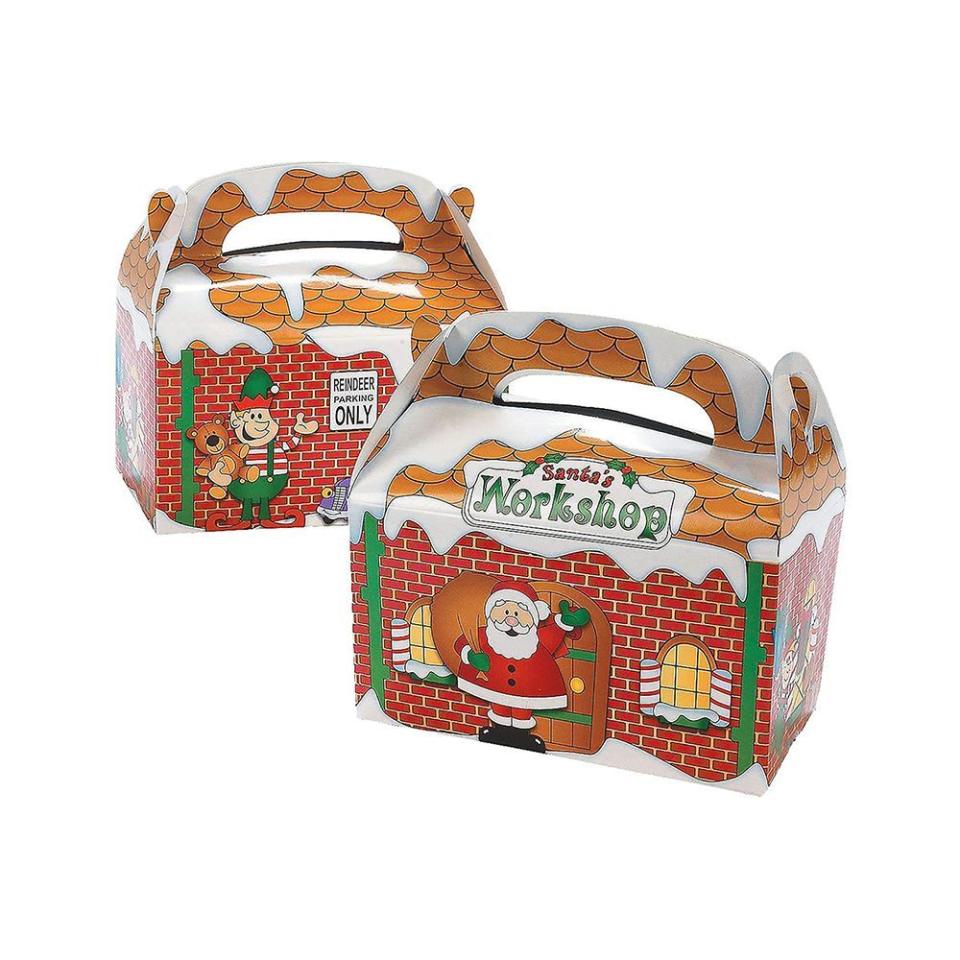 8) Santa's Workshop Treat Boxes (12-Pack)