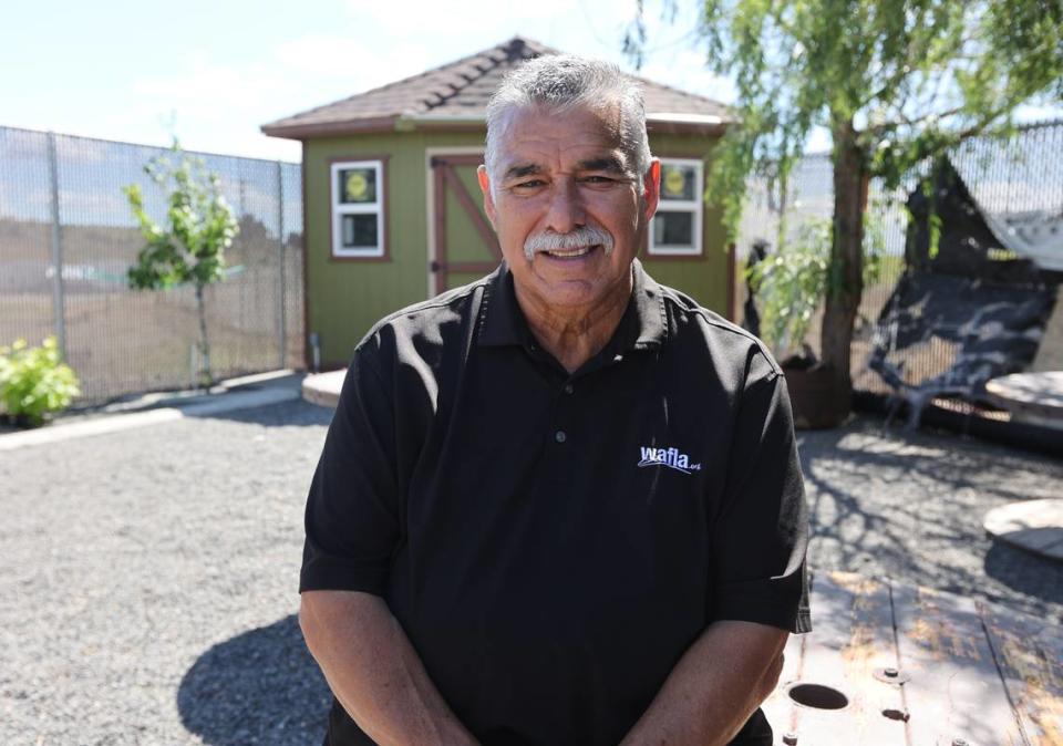 Jose Avila is the housing manager at Ringold in Mesa, WA. He and his wife live on-site.