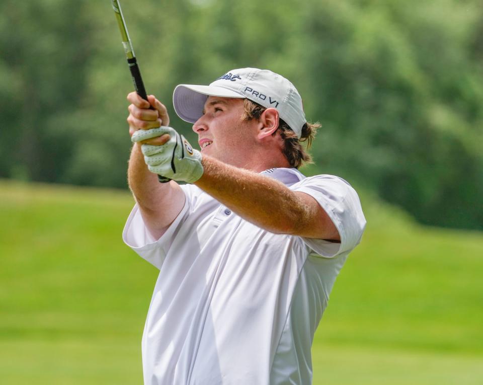 Harry Dessel, shown during his senior season at Moses Brown, earned the No. 3 seed after two great rounds at the RI State Amateur.