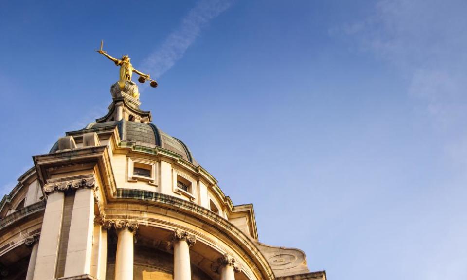 Lady Justice on top of the Old Bailey in London