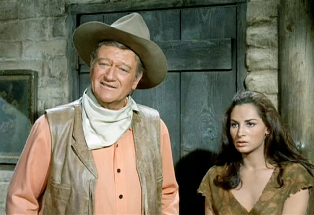 En Río Lobo, junto a John Wayne.. (Photo by CBS via Getty Images)