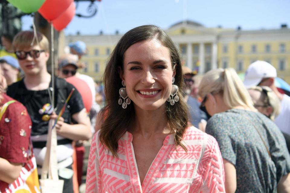 Sanna Marin, primera ministra finlandesa. (Photo by SAARA PELTOLA/LEHTIKUVA/AFP via Getty Images)