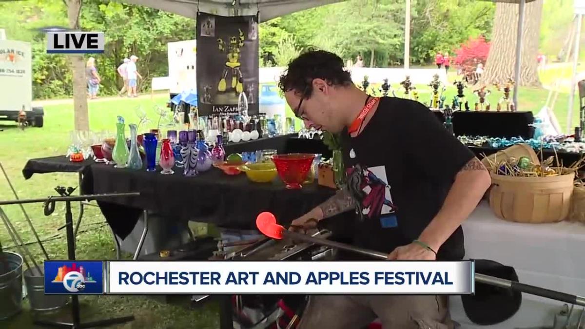 We're in Rochester for the Arts and Apples festival