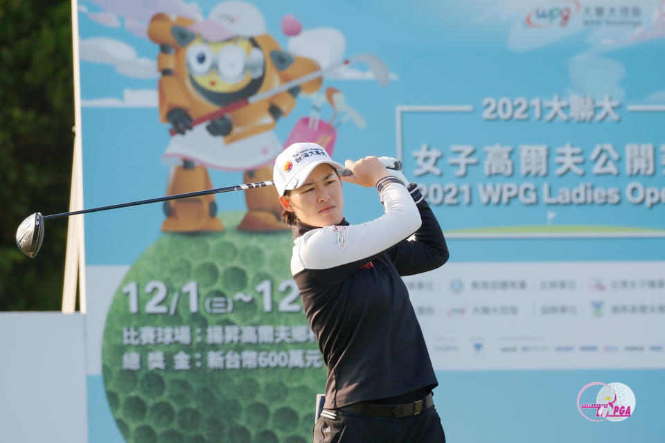 李旻首回合74桿(+2)，領先群雌。(TLPGA提供_葉勇宏攝影)