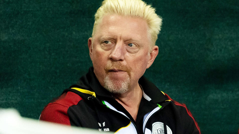 Boris Becker, pictured here during Davis Cup qualifiers in March.