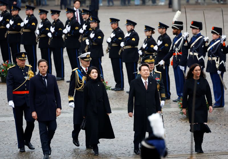 South Korean President Yoon Suk Yeol visits the Netherlands