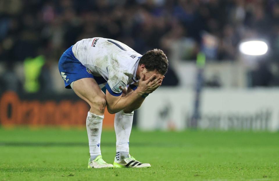 Paolo Garbisi had the chance to seal Italy’s first win in France of any kind since 1997 (Getty Images)