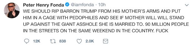 Peter Fonda Barron Trump