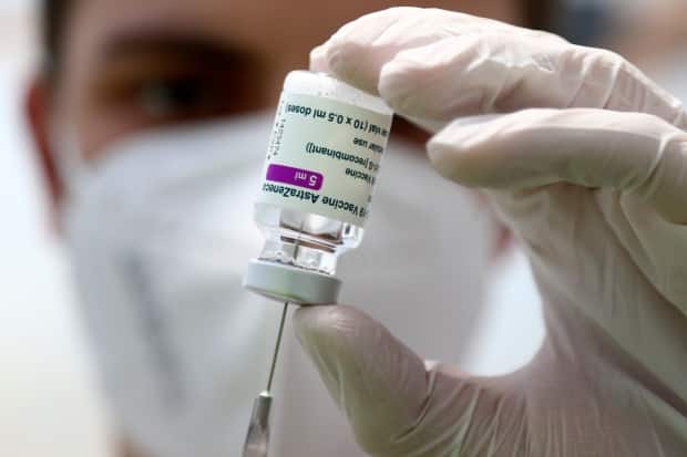 The AstraZeneca-Oxford vaccine will be available at 12 P.E.I. pharmacies next week for people 55 and over, says Dr. Heather Morrison. (Matthias Schrader/The Associated Press file photo - image credit)