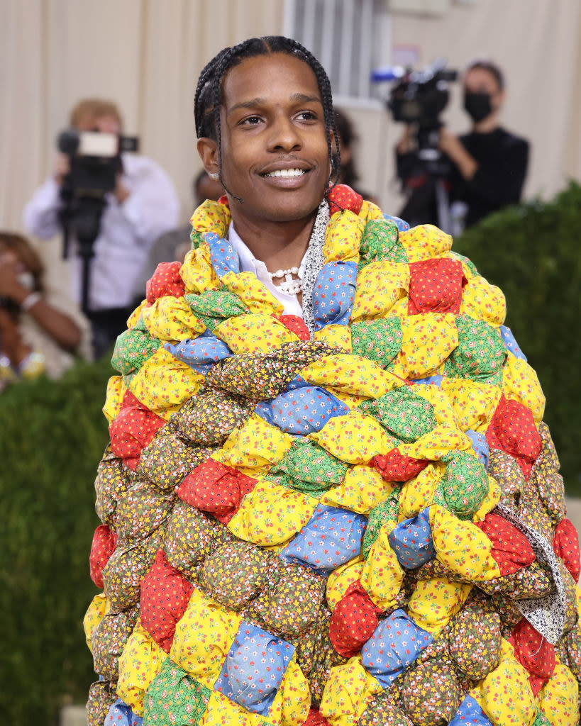 A$AP Rocky attends the 2021 Met Gala benefit "In America: A Lexicon of Fashion"