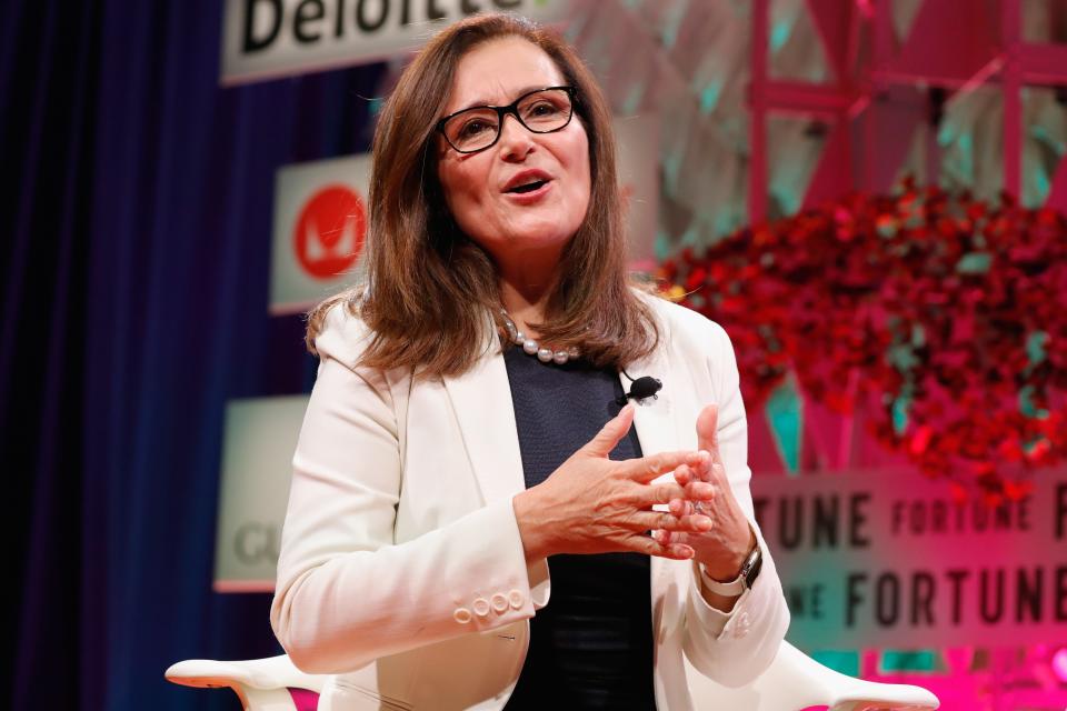 PG&E Corp CEO and President Geisha Williams speaks onstage at the Fortune Most Powerful Women Summit - Day 2 on October 10, 2017 in Washington, DC.