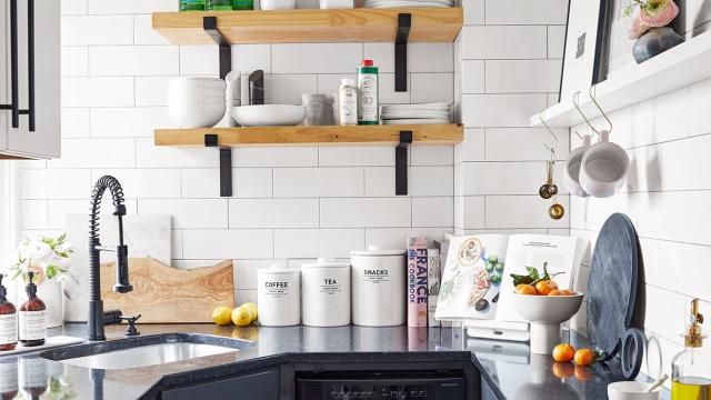 Maximize Your Kitchen Space with Floating Shelves