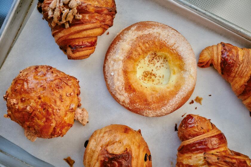 LOS ANGELES, CA - NOVEMBER 3: House-made pastries at Maison Matho on Friday, November 3, 2023 in Los Angeles, CA. (Shelby Moore / For The Times)