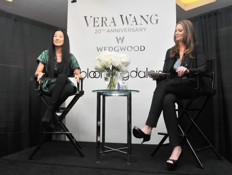 Vera Wang with Stephanie Winston Wolkoff