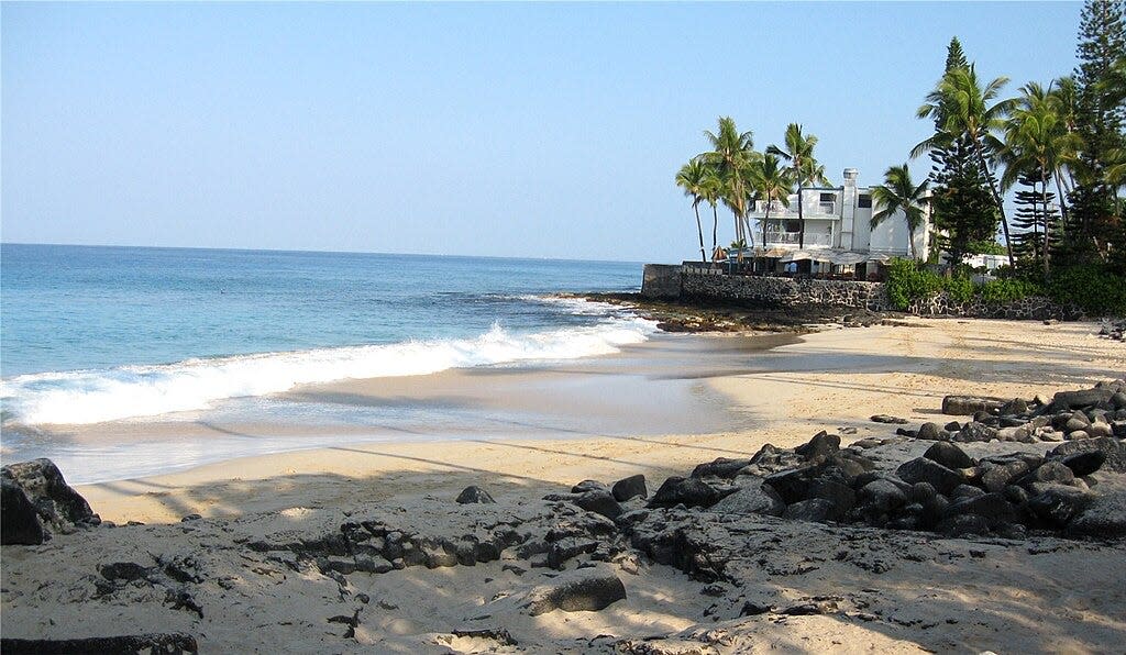 Magic Sands Beach is a popular beach in Kailua-Kona.