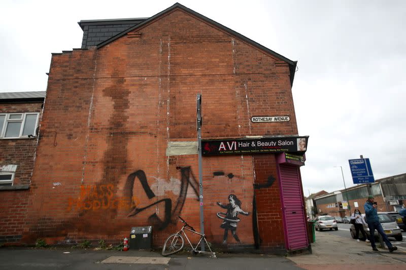 A new Banksy artwork has appeared in Rothesay Avenue, Nottingham