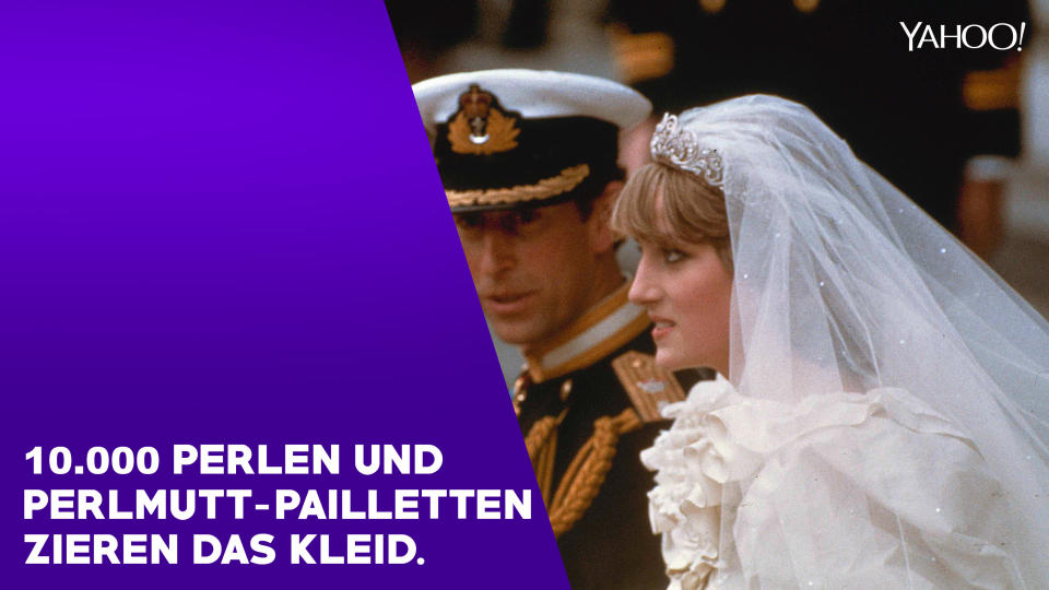 10 Fakten über das Brautkleid von Prinzessin Diana