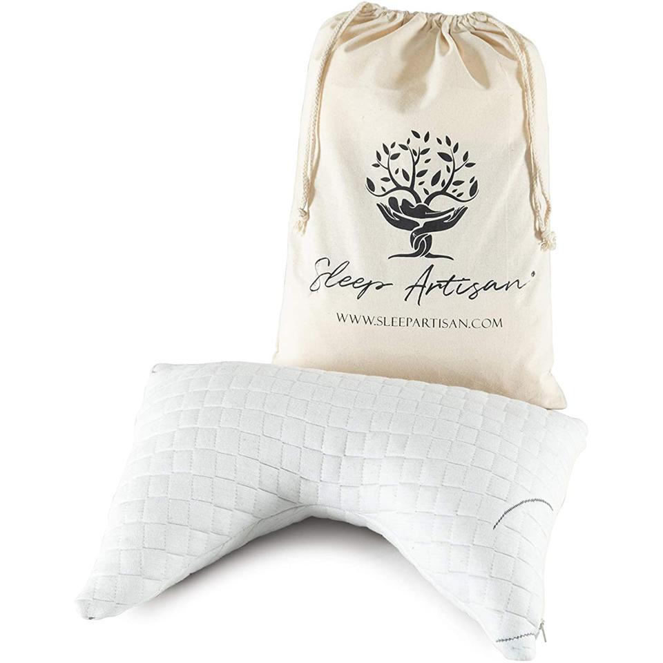 7) Natural Latex Travel Pillow