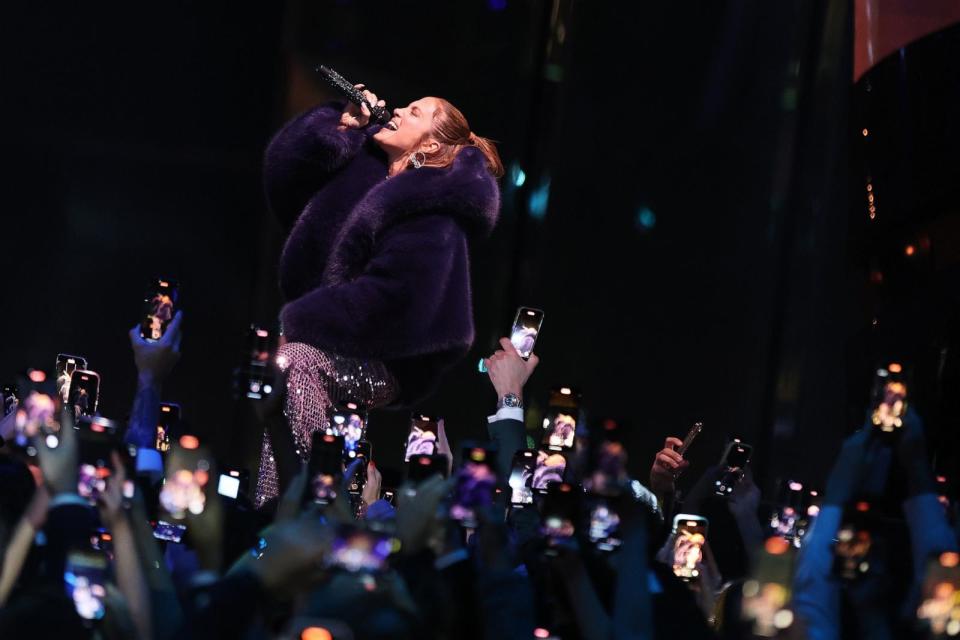 PHOTO: In this Feb. 10, 2024, file photo, Jennifer Lopez performs at the One&Only One Za'abeel Grand Opening party at Sphere, in Dubai, United Arab Emirates.  (Dave Benett/Getty Images for One&Only, FILE)