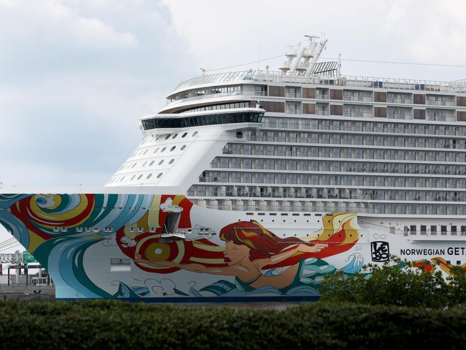 Two Norwegian Cruise Line passengers have been accused of bringing more than 100 bags of marijuana on board (Getty)