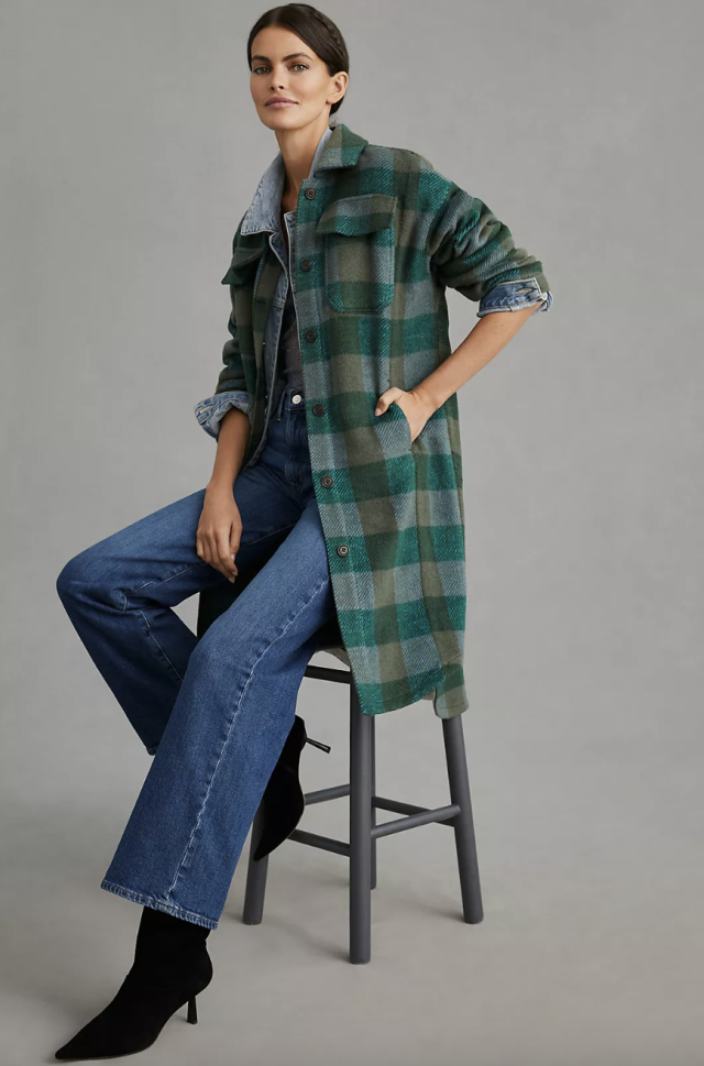 This Plaid Shacket on  Is About to Become a Staple in Your Fall  Wardrobe - Yahoo Sports