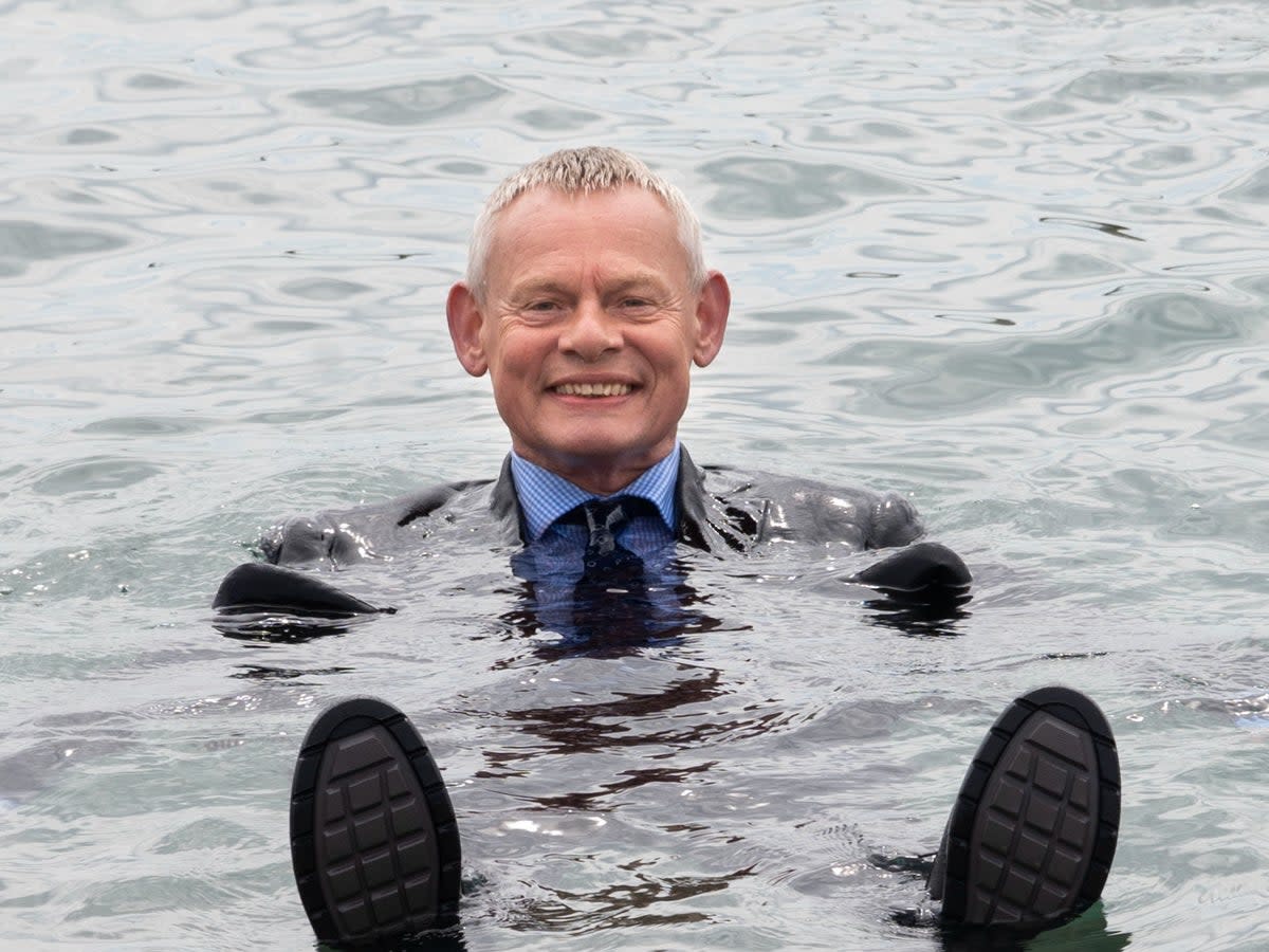 The doctor is out: Martin Clunes is making his final appearance as Doc Martin in a new Christmas special  (ITV)