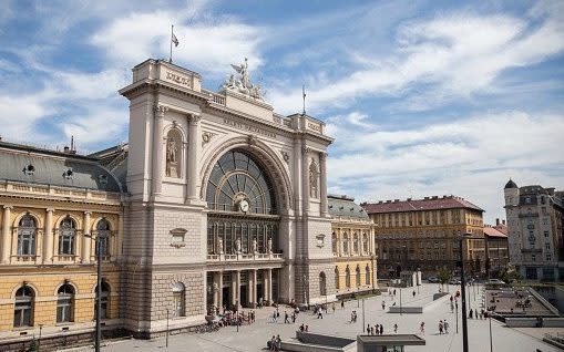 Budapest's main railway station, Keleti exterior - BalkansCat