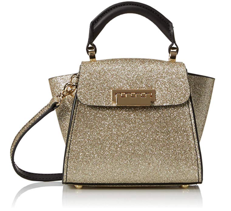 ZAC Zac Posen Eartha Iconic Mini Top Handle Gold Glitter. (Photo: Amazon)