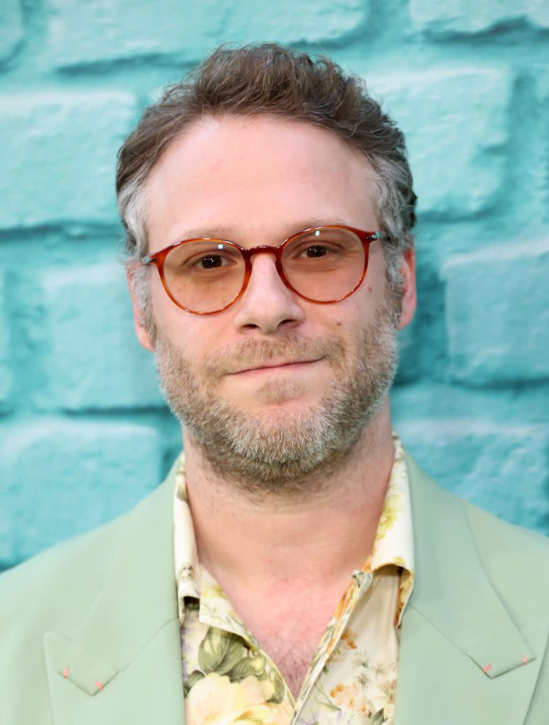 los angeles, california may 10 seth rogen attends the los angeles premiere of apple tv original series platonic at regal la live on may 10, 2023 in los angeles, california photo by monica schipperthe hollywood reporter via getty images