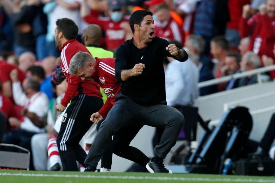 Arteta led Arsenal to a 3-1 win  (Getty Images)