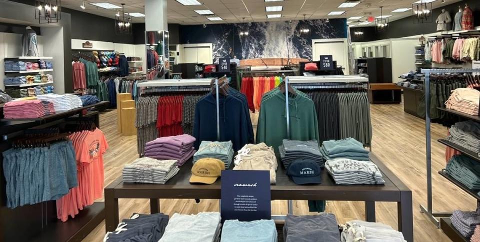 Clothing and accessories inspired by the South are stocked at the new Southern Marsh store at Gulfport Premium Outlets.