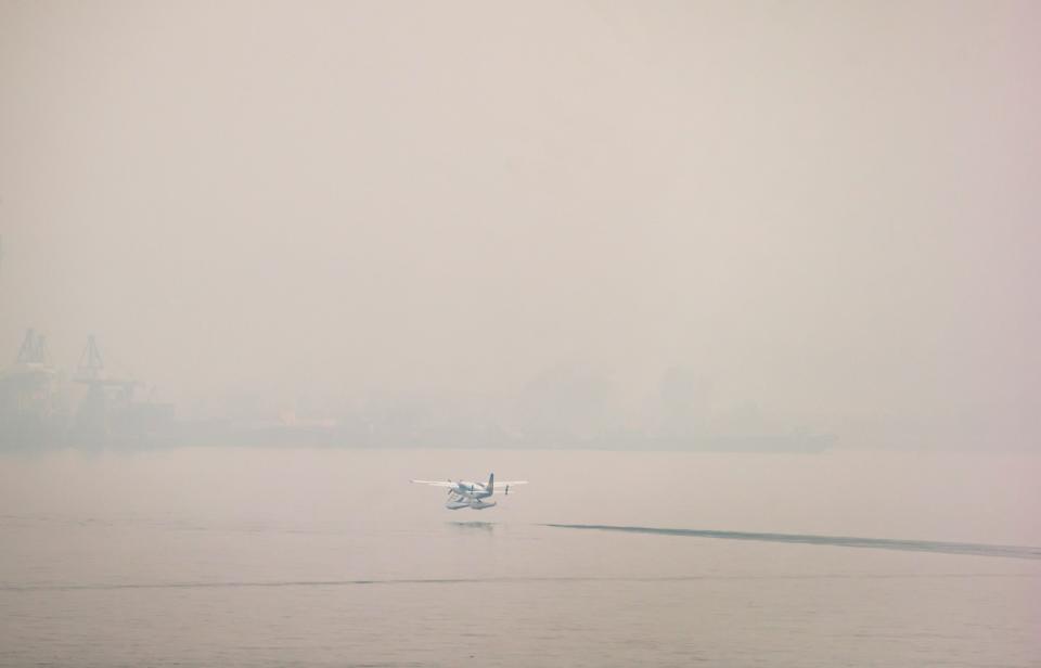 PHOTOS: B.C. wildfires choke western Canada in smoke