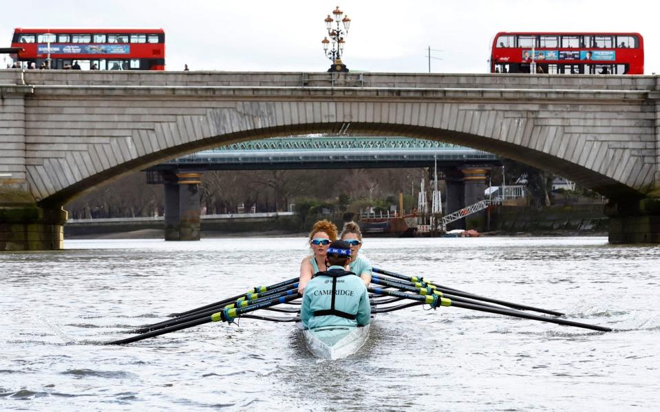 Cambridge women's team - Action Images/Andrew Boyers