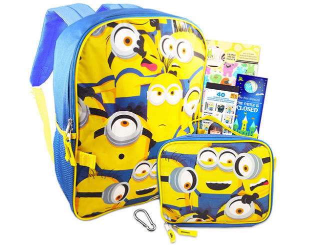  Despicable Me Minions School Travel Backpack And Lunch