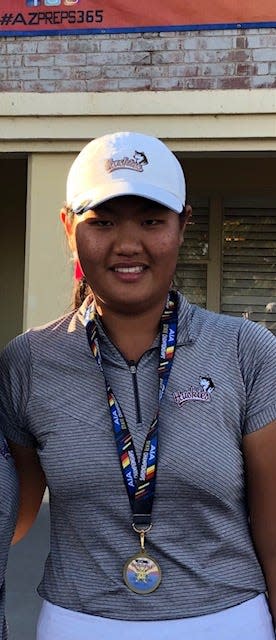 Jennifer Seo, a junior at Hamilton, won the Division I Arizona girls golf state championship this week.