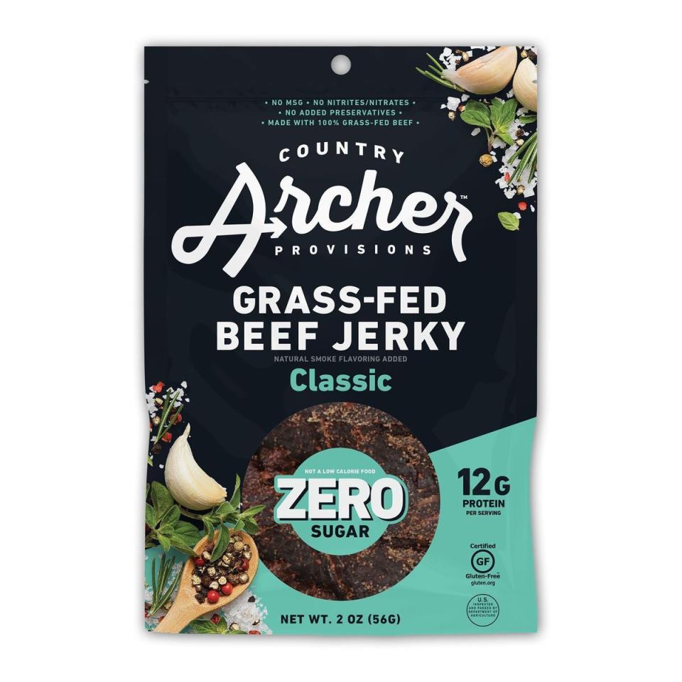 2) Grass-Fed Beef Jerky